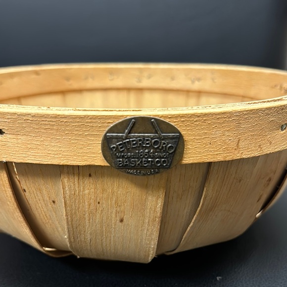Peterboro Basket Co Wooden Basket with Handle - Picture 5 of 7